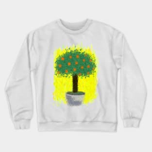 orange tree Crewneck Sweatshirt